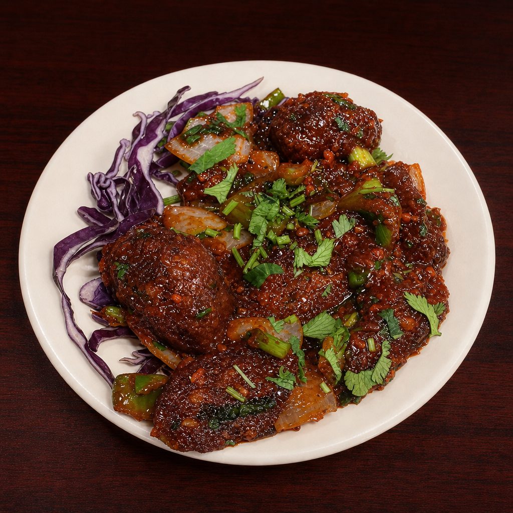 Veg Manchurian.