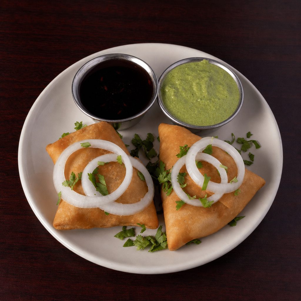 Vegetable Samosa.