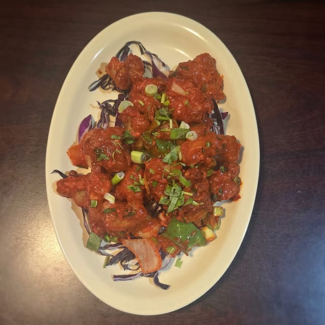 Veg Manchurian.