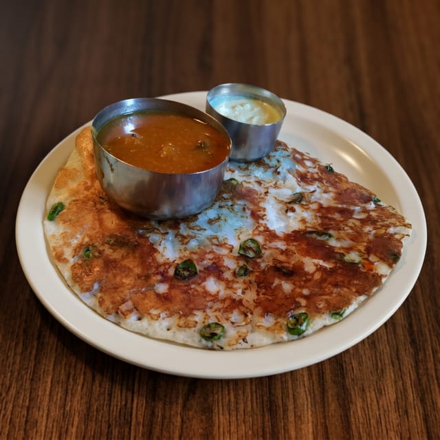 Onion & Hot Chilly Uthappam.